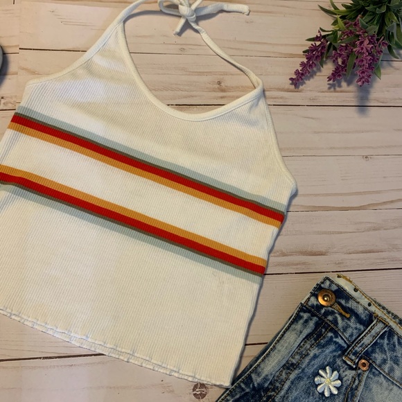 PacSun Tops - ✨3 for $20✨Pacsun striped tie top halter